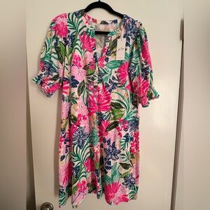 Lilly Pulitzer Multicolor Tropical Print Dress